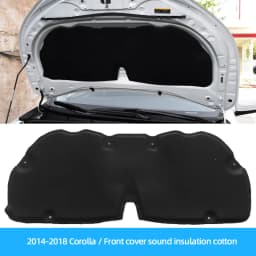 For Toyota Corolla Sedan 2007 2013 2018 2021 Car Heat Sound Insulation Cotton Front Hood Engine Firewall Mat Pad Cover