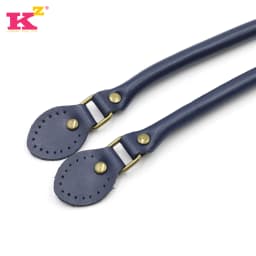 2PCS Bag Strap Genuine Leather DIY Handmade Handles for Crossbody Replacement Shoulder Handbag Wallet Handle 40cm