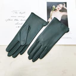 Summer Driving Thin Sheepskin Leather Gloves Women's Touch Screen Single Unlined Straight Style Motorcycle Riding Gloves