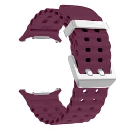 NEW Marine Silicone Strap for Samsung Watch Ultra 47mm Bracelet No Gaps Sport Two-Tone Band for Galaxy 8 Ultra Watchband Straps