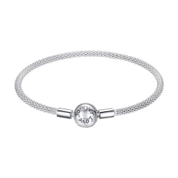 Bamoer 925 Sterling Silver Universe Series Star & Moon Beads Blue Planet Pendant Charms for Women Bracelet DIY Fine Jewelry Gift