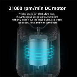 6 Blades Electric Juicer Cup with 2 Cups For Travel Portable Juicer Mixer Usb Charge Fresh Fruit Juice Personal Blender Smoothie