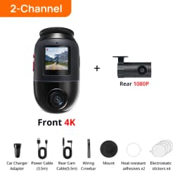 Global Version 70mai Dash Cam 4K Omni X800 360° Rotating Dual-Channel HDR Supported 4G Compatible Supercapacitor 70mai X800 Omni