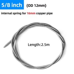 2.5M Internal Style Spring Copper Tube Benders Manual Folding Bending Line Pipe for Air Condition Copper Pipe Bending Tool