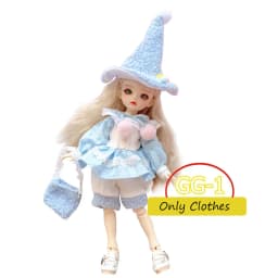 Cute GG Series Pretty Personalized Clothes for 30 cm 1/6 Bjd Byte Doll DIY Dress Up Clothing Skirt Casual Suit Socks Accessories