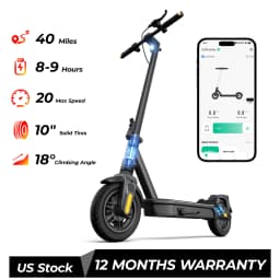 Electric Scooter Max Speed 20 Mph, 1000W, 10" Tubeless Tires, 40 Max Miles Range Folding E-Scooter APP Smart Support Family Use