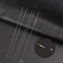 30pcs Metal Beading Needles For Beads Threading String Tambour/Jewelry Bracelet Necklace Making Pins Cord Tools Pins DIY