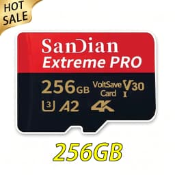 128GB 256GB Original Micro TF/SD Card Class 10 High Speed Memory Card Compatible with Phone, Laptop and PC