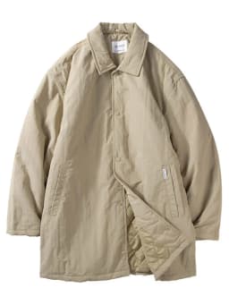 Men's Cotton Jacket Winter Lightweight Waterproof Mid-Length Warm Cotton Filled Casual Simple Turn-down Collar Coat