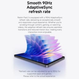 Xiaomi Redmi Pad 2, 4+256GB WIFI Global Version, 11" 90Hz 2.5K Display MediaTek Helio G100-Ultra HyperOS 2 9000mAh 18W Charging
