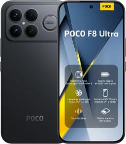 Poco F8 Ultra Super Smartfon 6.85-Inch Amoled 120Hz Snapdragon8 Elite Gen5 50W Wireless Charging