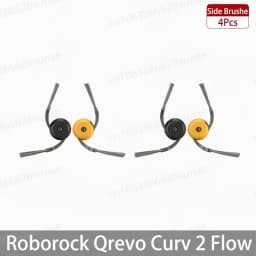 Roborock Qrevo Curv 2 Flow/Qrevo Curv 2 Flow Robot Vacuum Accessorie Main Side Brushe Mop Cloth HEPA Filter Dust Bag Spare Parts
