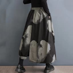cotton plus size vintage Elastic high waist spring summer autumn casual loose long for woman skirts womens 2026 skirt clothing