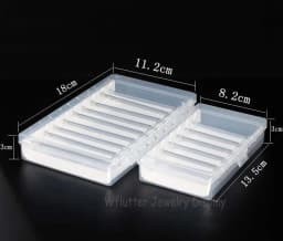 Acrylic Box Charm Beads Bracelet Ring Holder Jewellery Organizer Jewelry Tray Diy Finding Display Stand Storage Case Rack