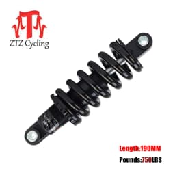 KS-260 Spring Shock Absorber Rear Shocks 125/150/165/190mm 350/550/650/850/1500LBS for Downhill CX MTB Electric Scooter Bicycle