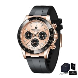 Original New PAGANI DESIGN PD-1664 / PD-1644 Japan VK63 Movt Quartz Wristwatches Sapphire Waterproof Chronograph Reloj Hombre