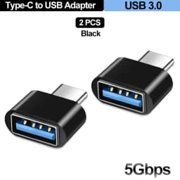 For Mobile Phone USB Female to Type C Male Adapter OTG 15.5CM Long Cable For Xiaomi Samsung S20 Huawei OTG Data Cable Converter