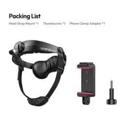 Ulanzi CM029 01 Head Strap Mount for Action Cameras Smartphones for DJI for Gopro Head Strap Mount for Cycling Hiking