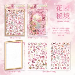 Size Up 3D Cartoon Scene Stickers DIY Shell Light Stacking Scene Collage Cute Stationery Stickers Children's Festival Gifts