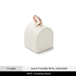 Oirlv Beige Jewelry Display Stand for Ring Earring Necklace Stand Store Window Counter Showcasing Rack for Jewelry Display Props