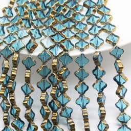 28pcs/lot 10MM Four-Leaf Clover Plating Gold Glass Loose Beads Spacer Beads for DIY Earring/Necklace/Jewelry Making Accessory