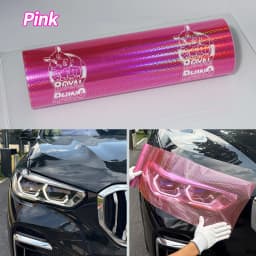 Car Motorcycle Vinyl Wrap Foil Laser Honeycomb Headlight Taillight Tint Film Modify Color Changing Stickers Car Styling