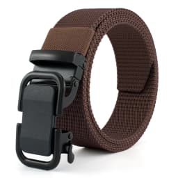 Men's Ratchet Belt Nylon Web Canvas Belt Golf Belt Automatic Buckle Waist Belt for Men Casual Work