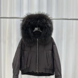 OFTBUY Short Zipper Parkas with Fur for Women Winter Warm Thick Duck Down Jacket Real Rccoon Fur Collar Women Hooded Clothing