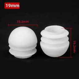 White Round Bung Plastic Blanking End Cap Tube Pipe Inserts Plug Insert Stoppers 13mm 16mm 19mm 20mm 22mm 25mm 28mm 30mm-60mm 