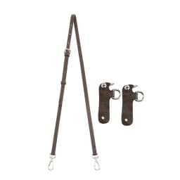 Cow Leather Replacement Crossbody Bag Strap Fit for Longchamp 2025 Mocha Moka mini shoulder strap without punching modification