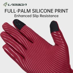 LAMEDA Winter Cycling Gloves 5-15℃ Touchscreen Riding Thermal Road Mountain Bike Full Finger Gloves Cycling Accessories for Men