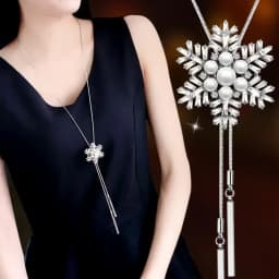 Classic Geometric Irregularity Pendant Long Necklace for Women 2026 New Sweater Accessories Cute Gifts Hip Hop Jewelry