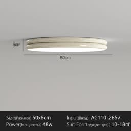 Modern Flat Ceiling Light Chandelier for Living Dining Room Bedroom Down Lighting