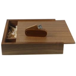 JASTER Maple Photo Album Wood USB+Box Memory Stick Pendrive 8GB 16GB 32GB 64GB 128GB Photography Gift Free LOGO (170*170*35 MM)