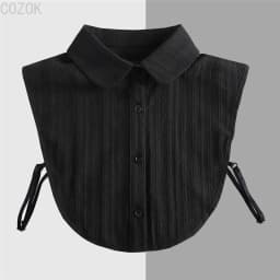 Female Lace Detachable Collar Vintage Solid Fake Collar Lapel Blouse Top Adjustable Women Clothes Ladies False Collar