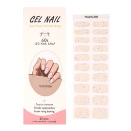 16/20/22Tips Semi-Cured Gel Nail Patch Adhesive Sliders Long Lasting Full Gel Nail Stickers DIY Manicure Harden In UV Lamp Need