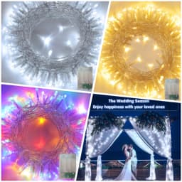 1/3/4/10M Fairy Light String LED Lights Garlands Battery-operated Festoon Christmas Decoration Wedding Party New year's Decor