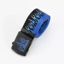 Punk Style Flame Belt - Trendy Hip-hop Street Bad Boy Personality Decoration Durable for Both Men and Women Trendy Eyelet Belt