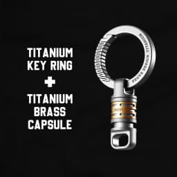 Luxury Titanium Key Chain Magnetic Spin Rotary for Car Key Ring Connector Anti-off Holder Men EDC Quickdraw Buckle Male Gadgets