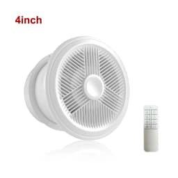 KCvents Wall Mount Exhaust Fan 100/150 mm Reversible with Remote Control for Bathroom, Kitchen, Home, Attic Ventilation Fan