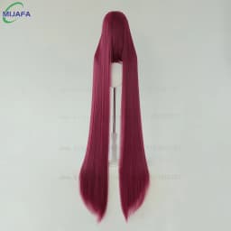 700g High Quality 59" 150cm Long Straight Cosplay Wig With Bang Blond Brown Red Green Blue Heat Resistant Hair Colors Anime Wigs