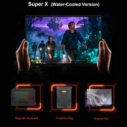 OneXPlayer Super X Gaming Laptop AMD Ryzen AI Max+395 14-inch 2.8K 60/120Hz AMOLED Tablet Windows 11 Fingerprint Unlock WIFI 7
