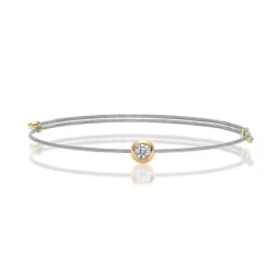 SG D Color VVS1 Moissanite Bracelet Certified 0.3ct Lab Diamond, Adjustable Cord In 6 Colors, Elegant Jewelry For Wom