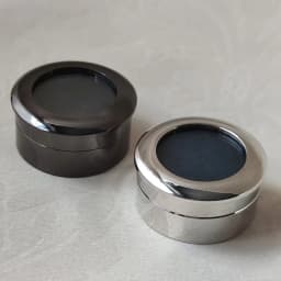 Black Round Diamond Display Box Stone Gem Storage Case Store Show Gemstone Organizer Silver Metal Diamond Gift Packaging Box