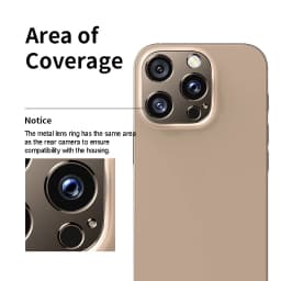 Camera Lens Protector for iPhone 16 Pro Camera Protective Film for iPhone Camera Circles for iPhone 16 Camera Protection Lens