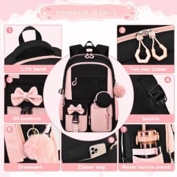Children School Bags Set Large Capacity Schoolbag Lightweight School Backpack Kids Book Bag Waterproof Laptop Travel Droshipping