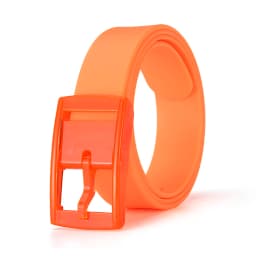 Universal Colored Silicone Candy Color Square Pin Buckle Belt Fashion Match Casual Pants Belt Trendy Women's Banquet Gifts