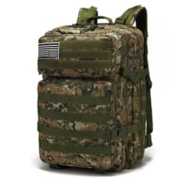 50L 1000D Nylon Waterproof Tactical Military Backpack 3 Day Assault Pack Molle Bag Outdoor Hiking Climbing Camping Army Rucksack