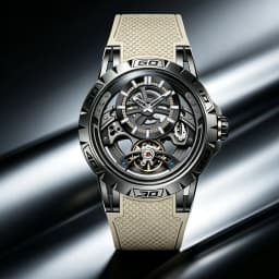 Luxury Clock Skeleton Titan Fashions Automatic Watches Mechanical Urban Dual Flywheel Hollow out Sport CHANCE CE8007 Wristwatch
