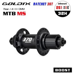 GOLDIX M370 32H Boost MTB Hub 36T Ratchet Center Lock Disc Brake Sealed Bearings HG XD MS 10-12 Speed Front Rear MTB Bicycle Hub